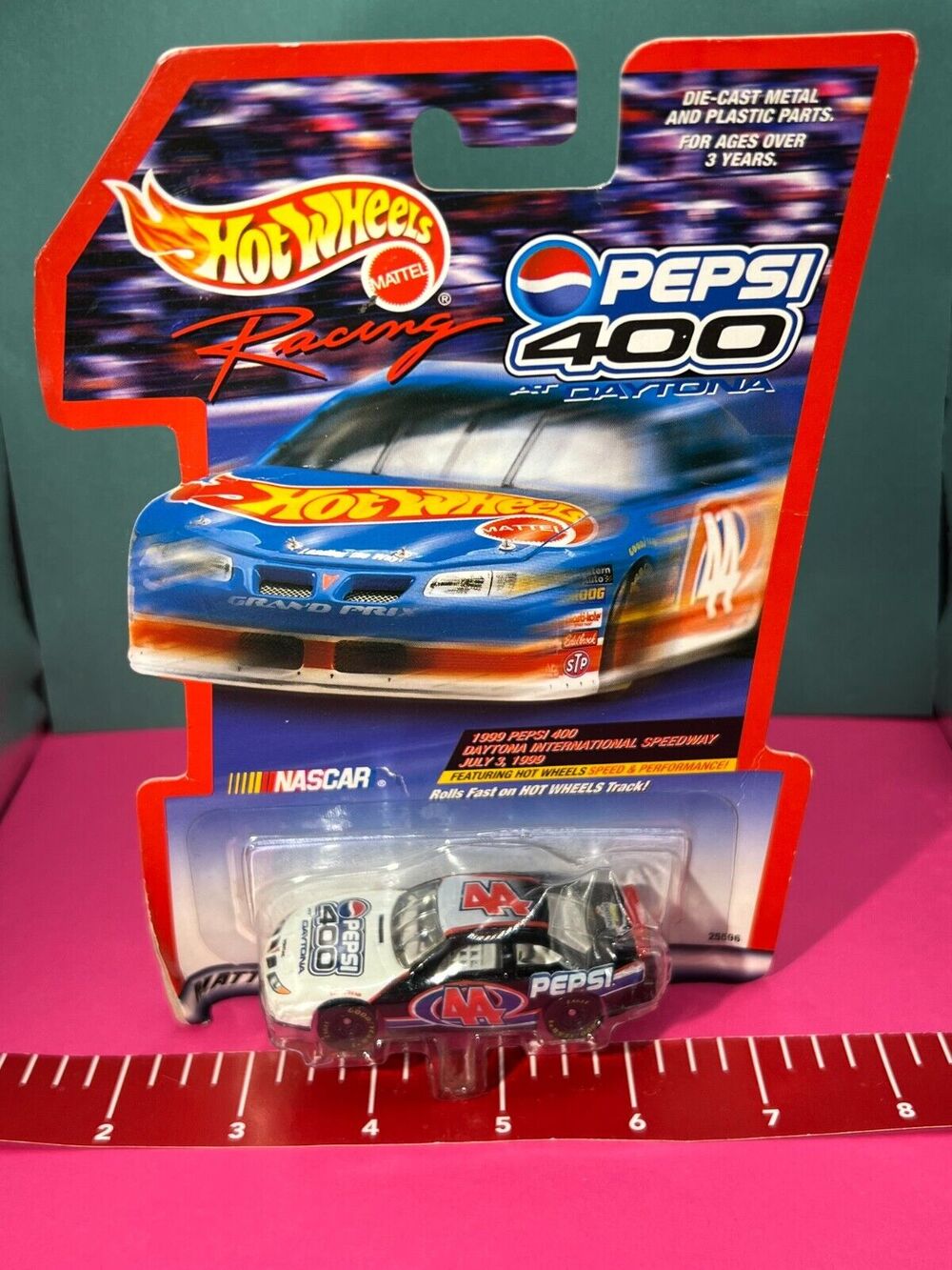 Hot Wheels DieCast Nascar Vtg 90's Pepsi 400 Circa 1999 #44 Kyle Petty Pontiac
